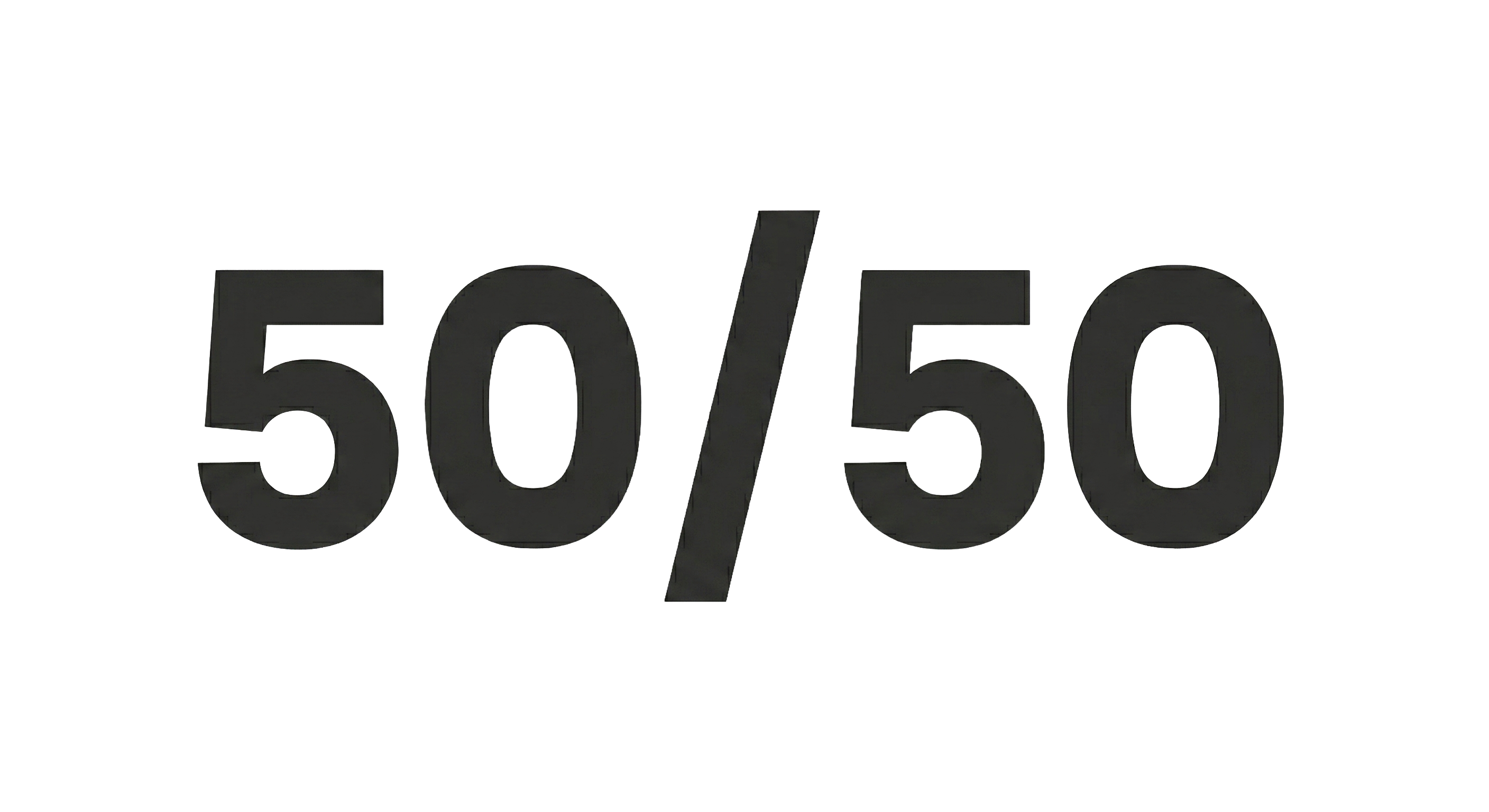 50/50